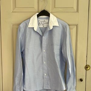 Frank & Eileen Silvio Style Blue Women's Shirt